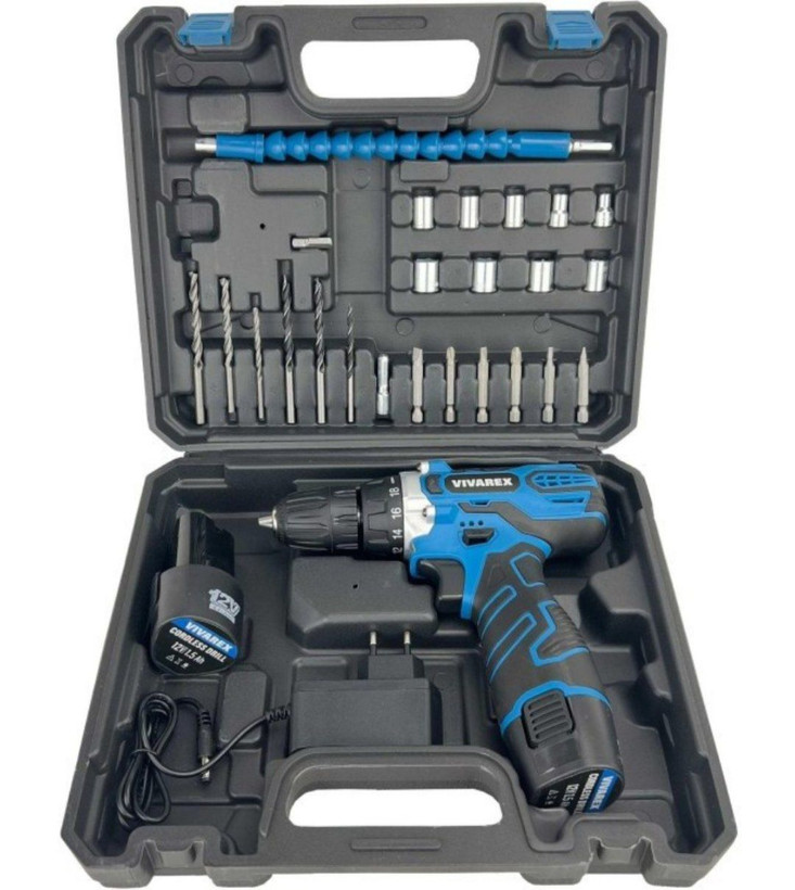 ایمنی و آتش نشانی راشین: دریل پیچ گوشتی شارژی ویوارکس مدل VR121V_12C2